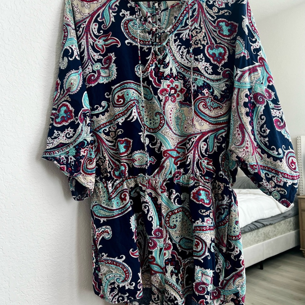 Umgee Multicolor Paisley Romper